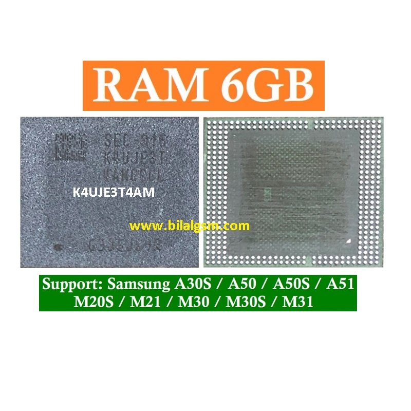  andriod IC RAM K4UJE 6GB K4UJE3T4AM-CGCL BGA 320 Emmc &amp; RAM CHIP